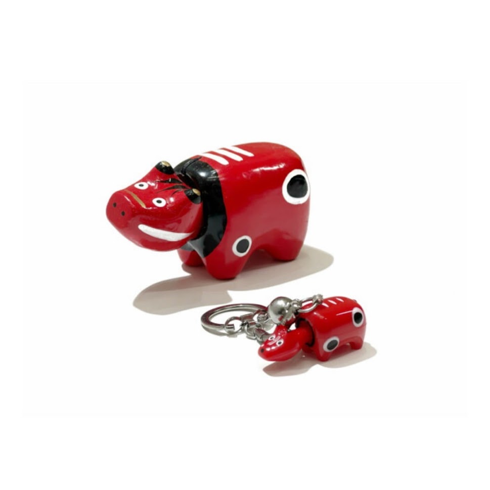 縁起物のお守りに…