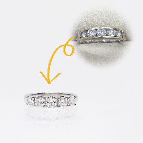 H様_ダイヤモンドリングのリフォーム