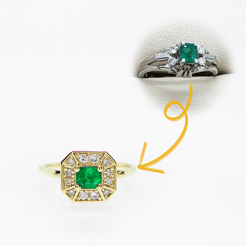 K様＿エメラルドリングのリフォーム