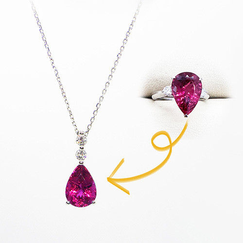 I様_ルベライトリングのリフォーム