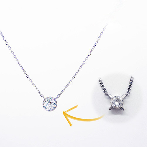 Y様_ダイヤモンドネックレスのリフォーム