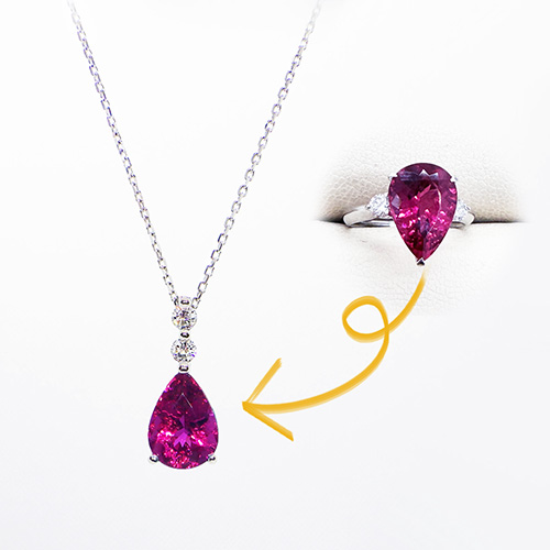 I様_ルベライトリングのリフォーム