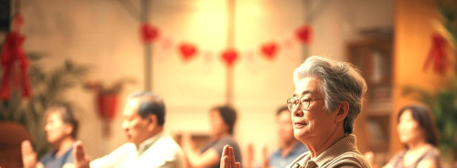 バレンタインDAYに高齢者向け椅子ヨガをした、男女10名（日本人）雰囲気ある写真 (1).jpg