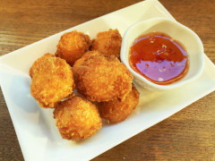 カレー風味一口イカフライ