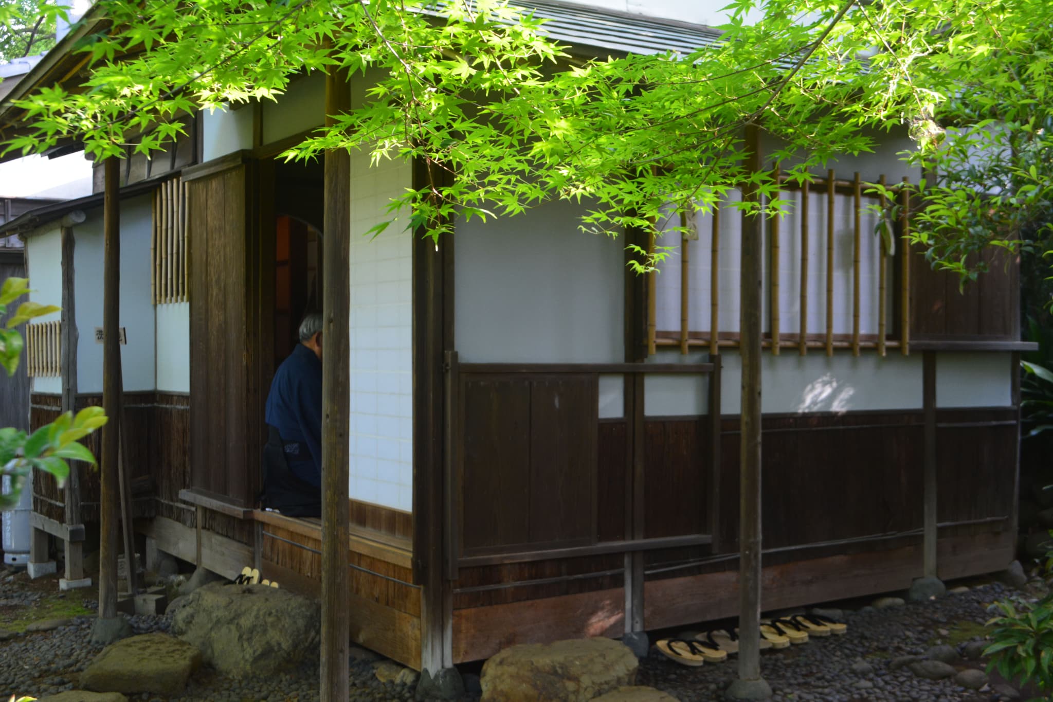 人間禅本部道場の洗心庵茶室外観