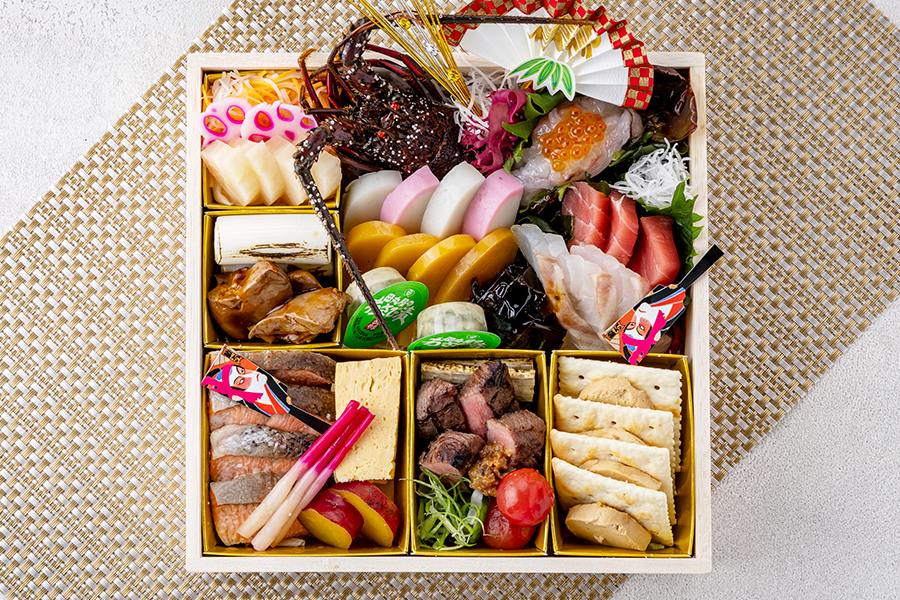 1段年越しお重「小梅の玉手箱」