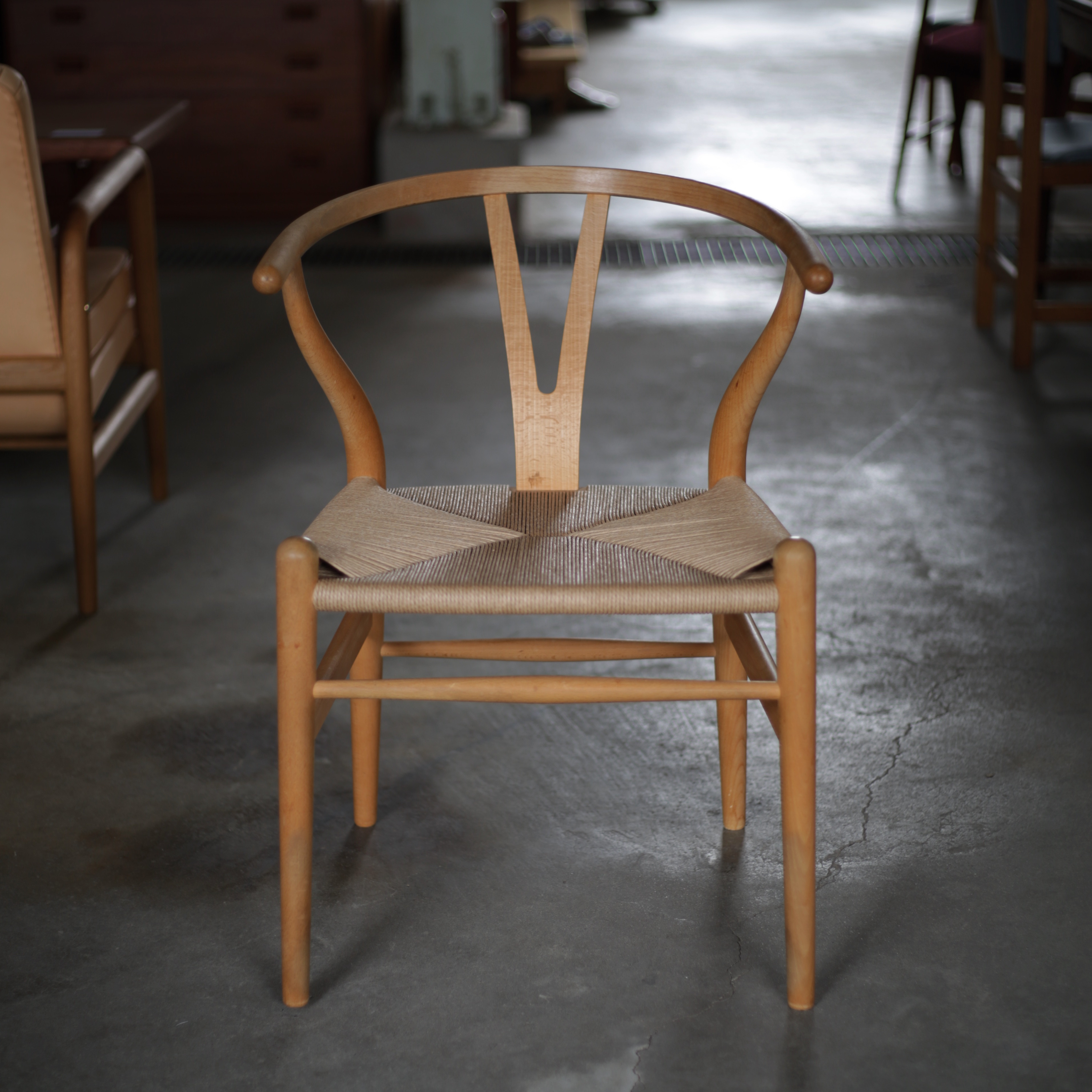 CH24（Yチェア）ペーパーコード張替修理