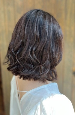 ボブ×ニュアンスウェーブ
