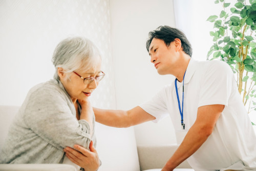痛み・むくみ改善の施術風景