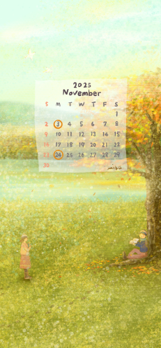2025年11月カレンダー