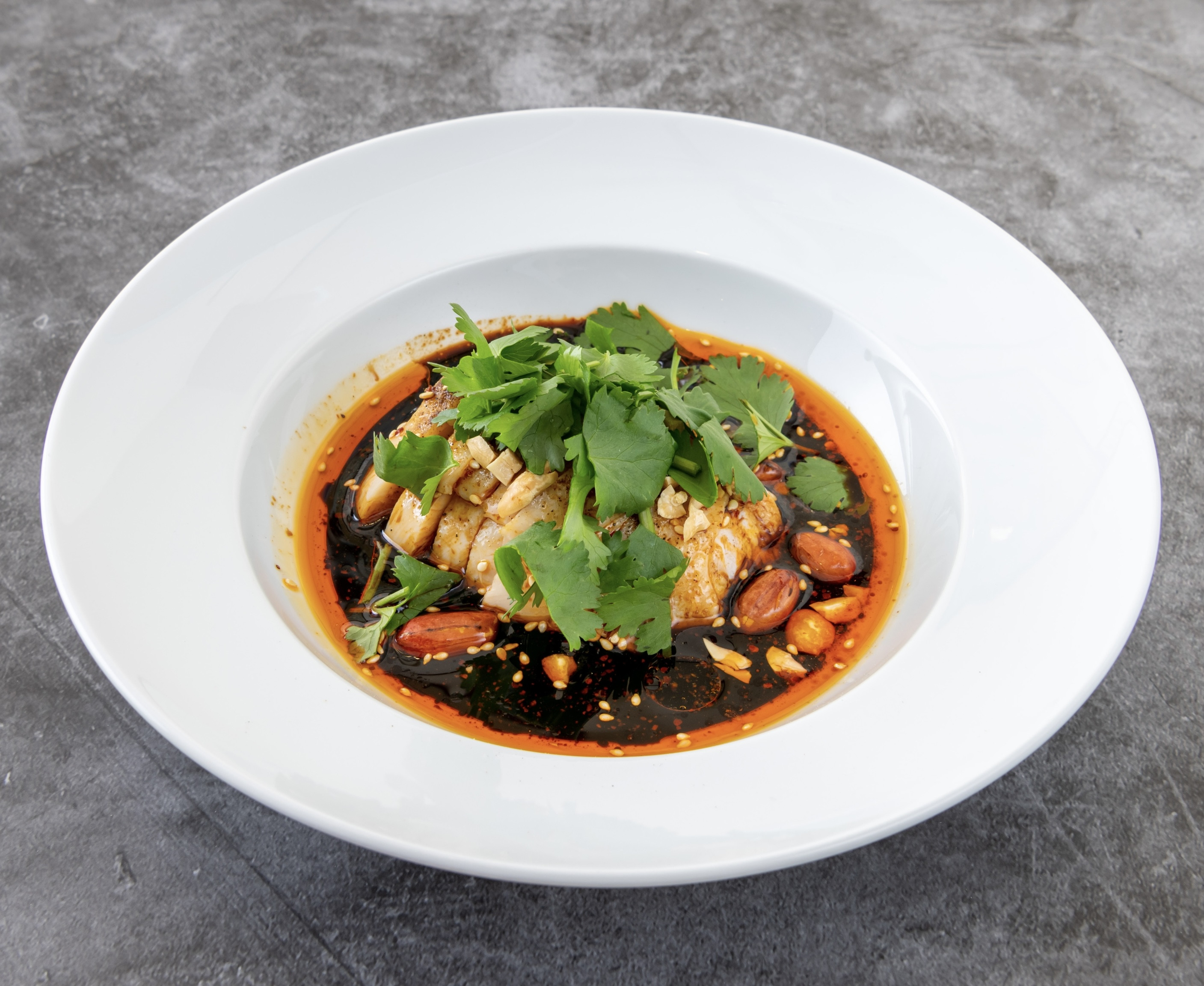 上海新派四川口水鶏　　　　　　　〈上海式よだれ鶏〉