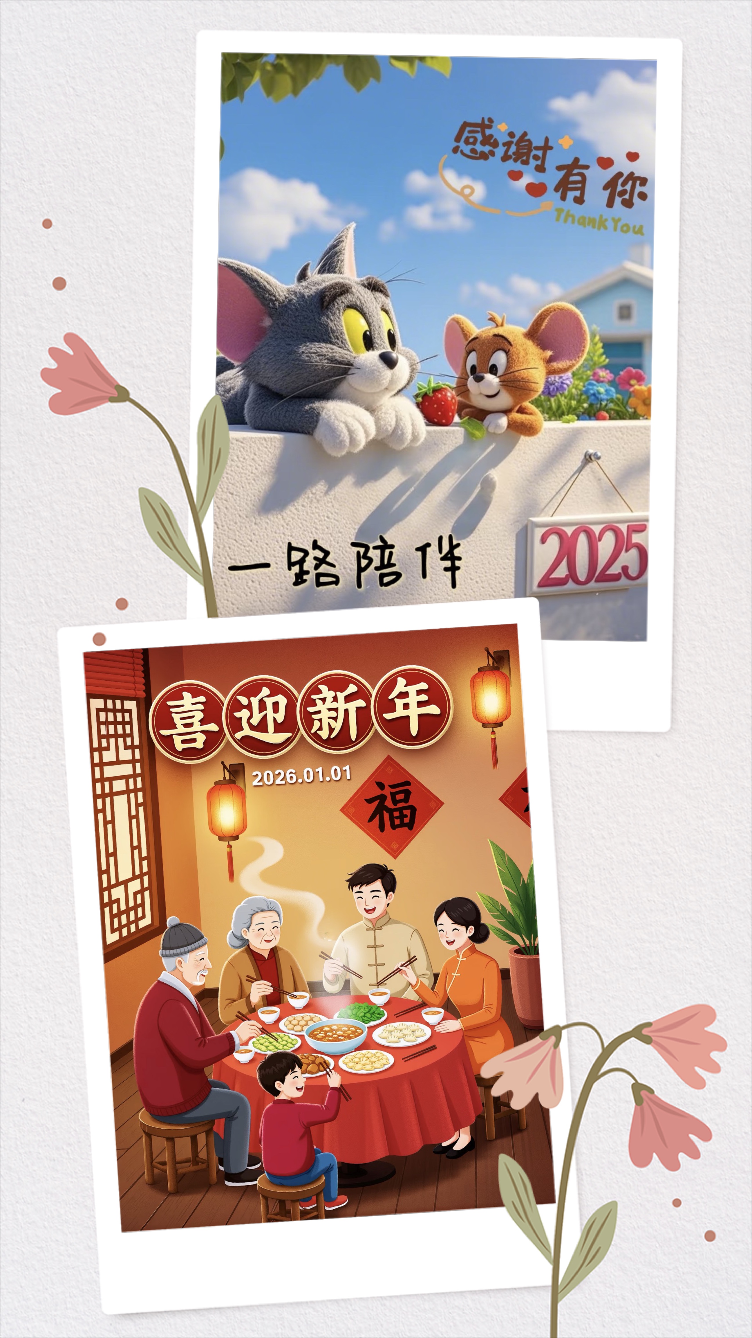 年末年始　放假通知