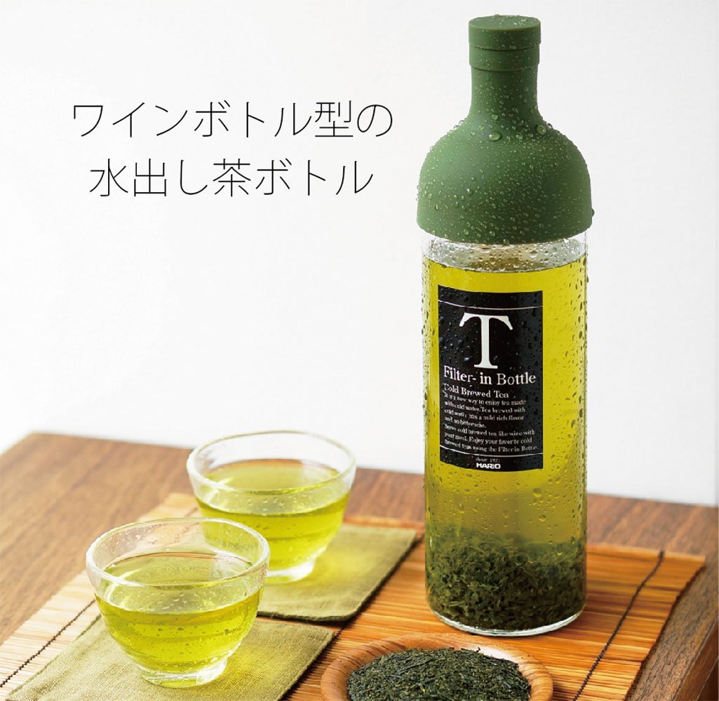 夏の定番「水出し緑茶」を簡単おしゃれに手作り!  HARIO【フィルターインボトル】