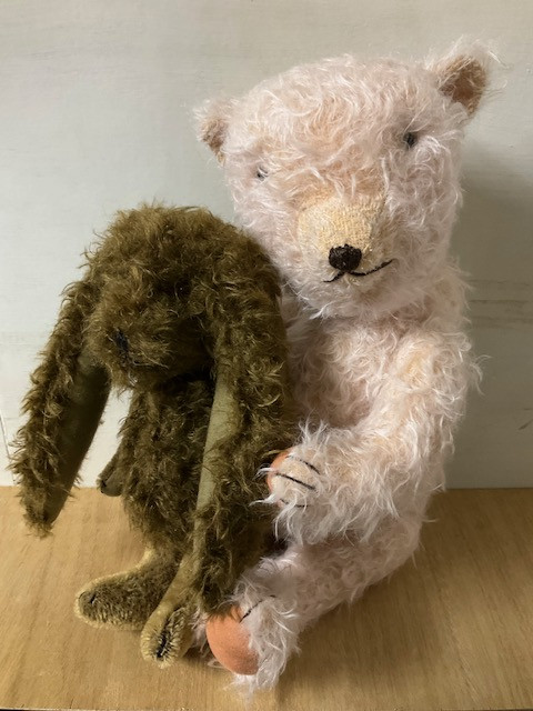 The Dandelion Press Bear 外間宏政 テディベア縦12cm×横11cm - ポーチ 