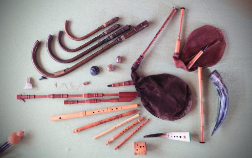 笛吹きの秋  ― ボスクの森に響く笛 ―     楽器展示＆小さな音楽会