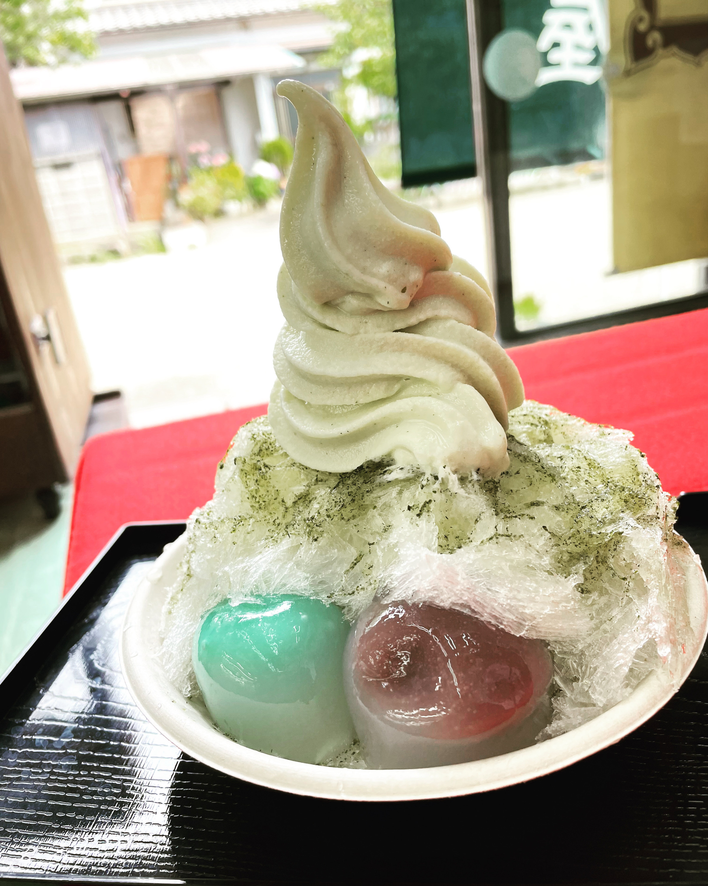 ここにしかない梅花藻かき氷