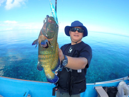 南の島より尺八ミノーで🎣