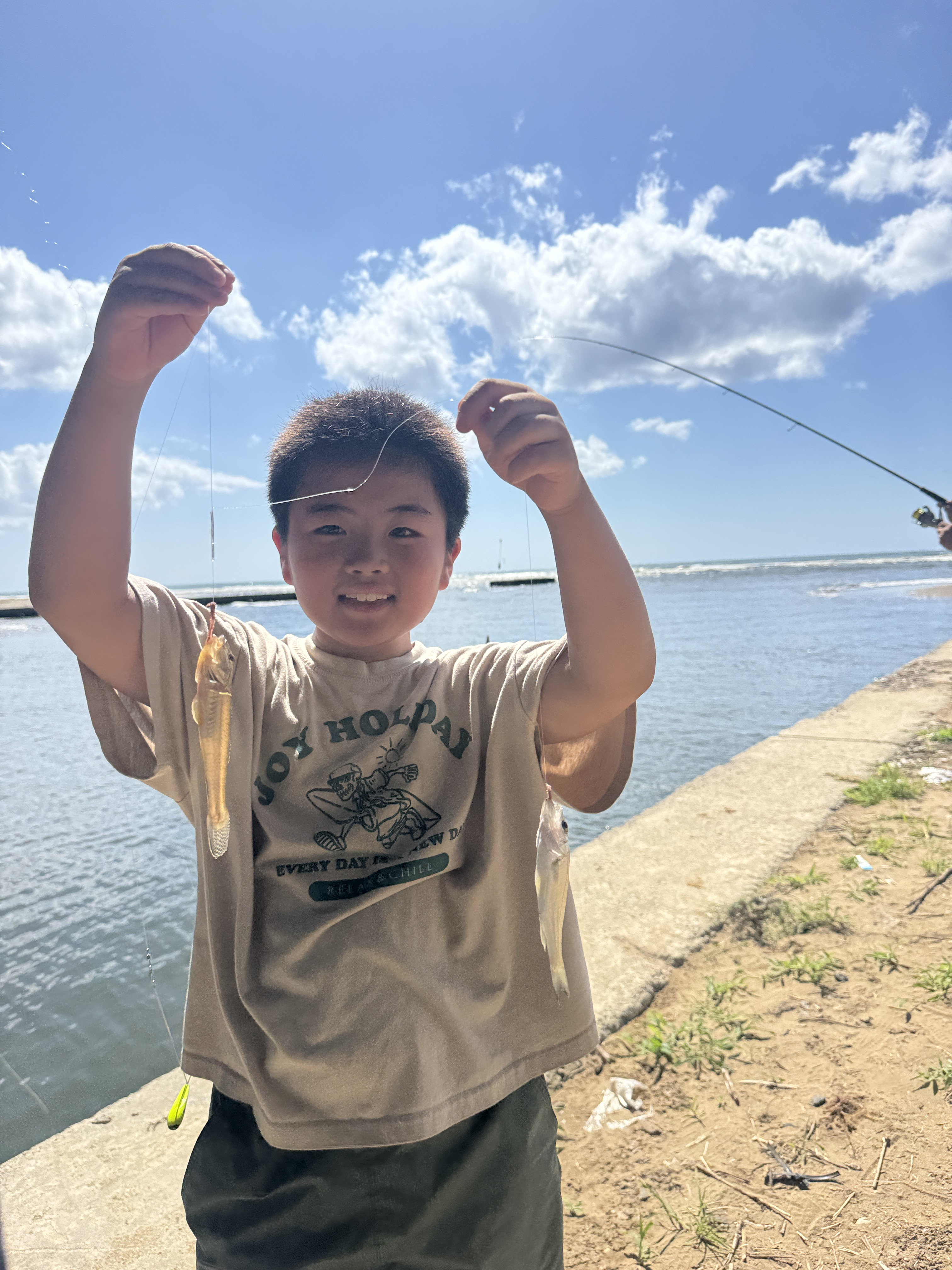 初めての釣り🎣