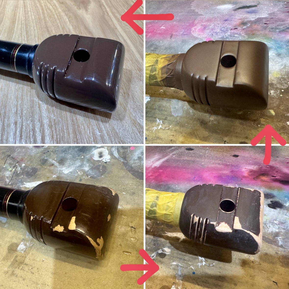 石鯛竿の石突塗装修理👨‍🔧