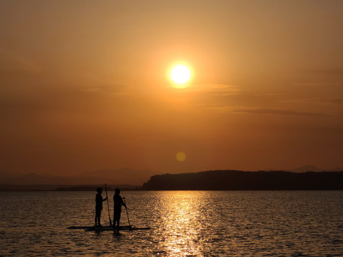 2024.5　小川原湖の夕焼け