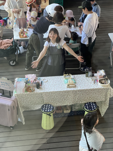 2/1（土）せせらぎマルシェで縫わないがま口ワークショップ