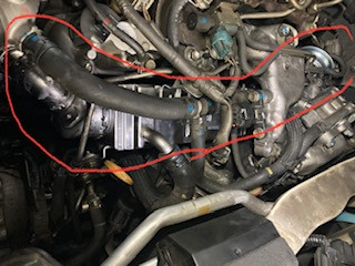 200系ハイエース　EGRクーラー トヨタ ハイエース EGRバルブ清掃 P0400 P047F KDH200V｜グー