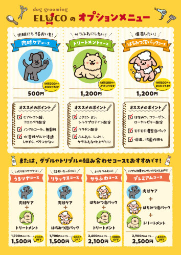新しいオプションメニュー