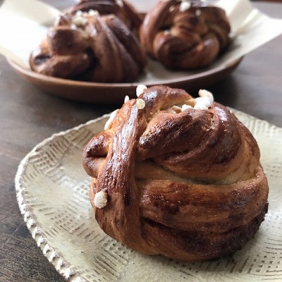 【６、７月のパン】Kanelbulle（カネルブッレ）