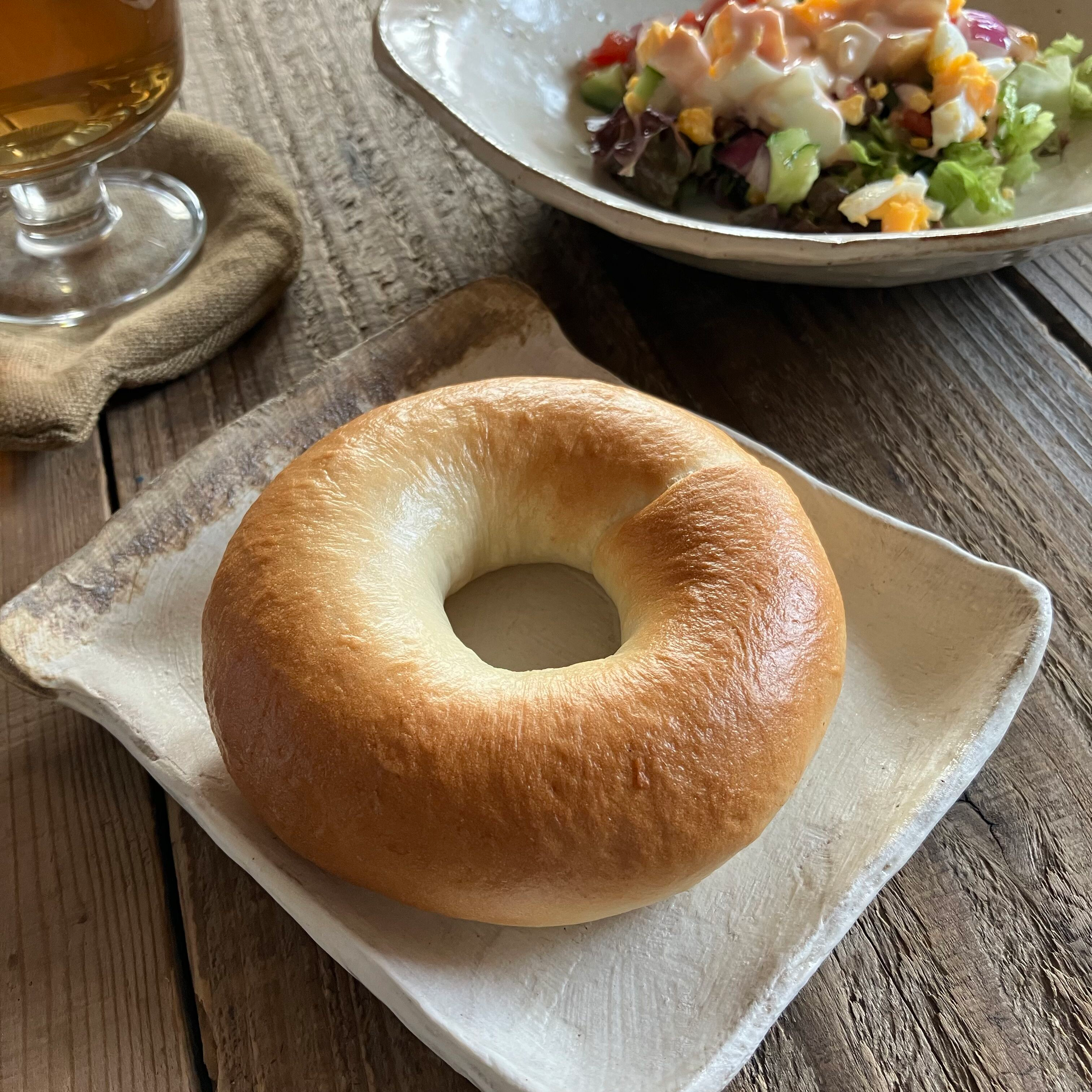 【１２、１月のパン】もっちりベーグル