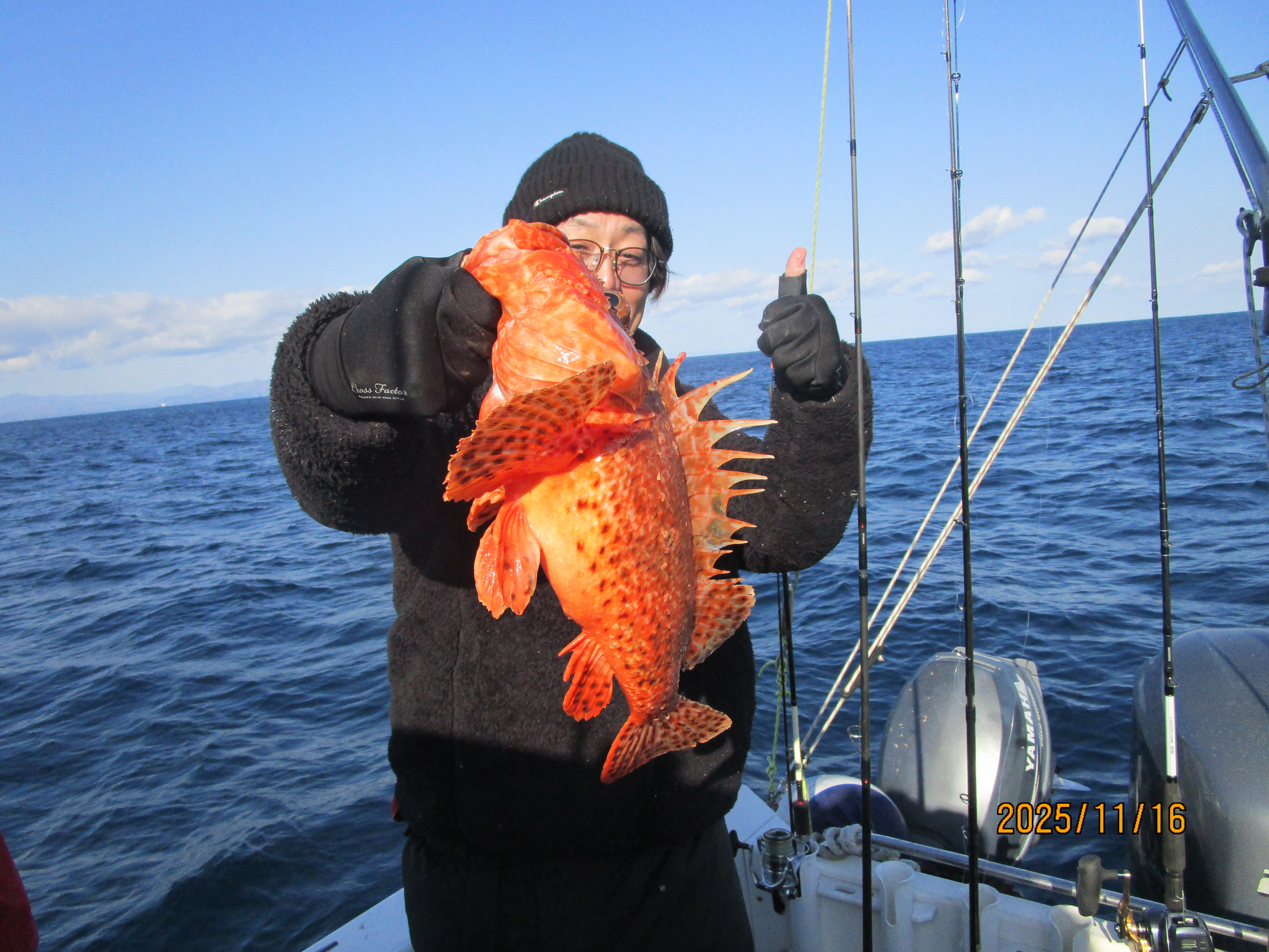 オニカサゴ釣り