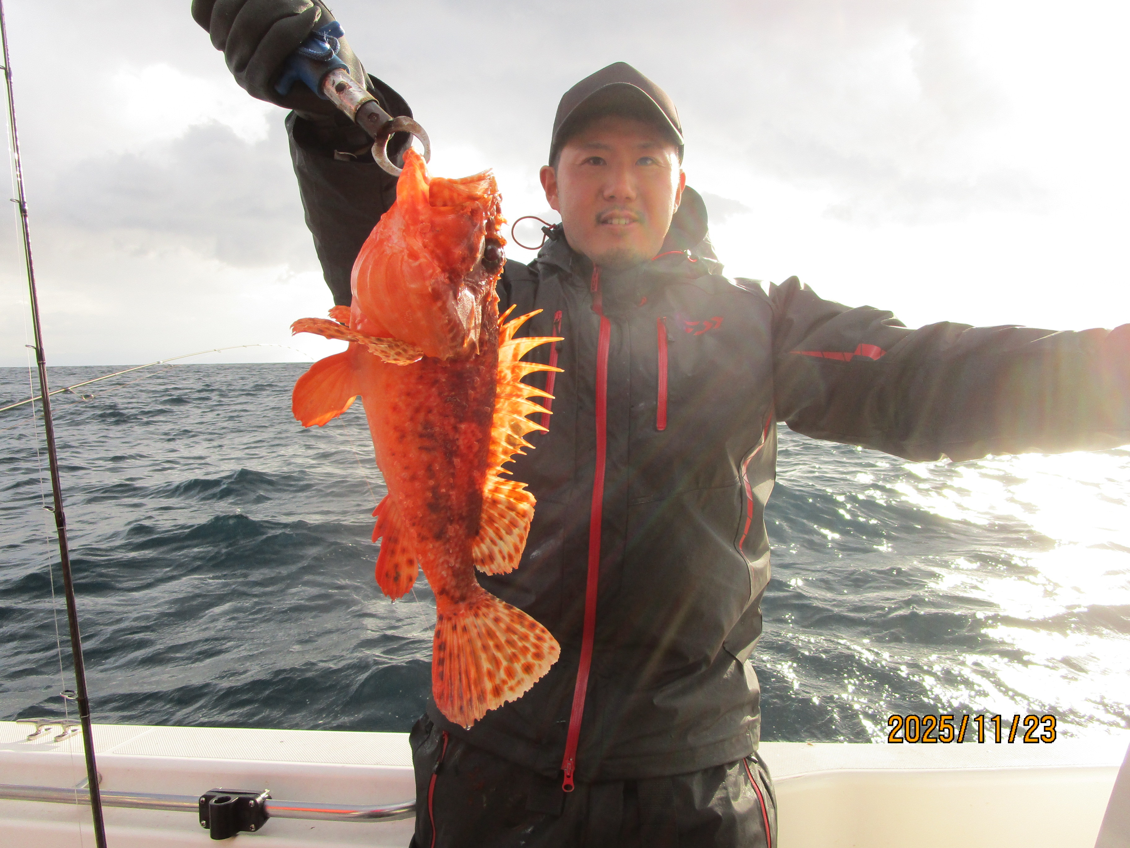 オニカサゴ釣り