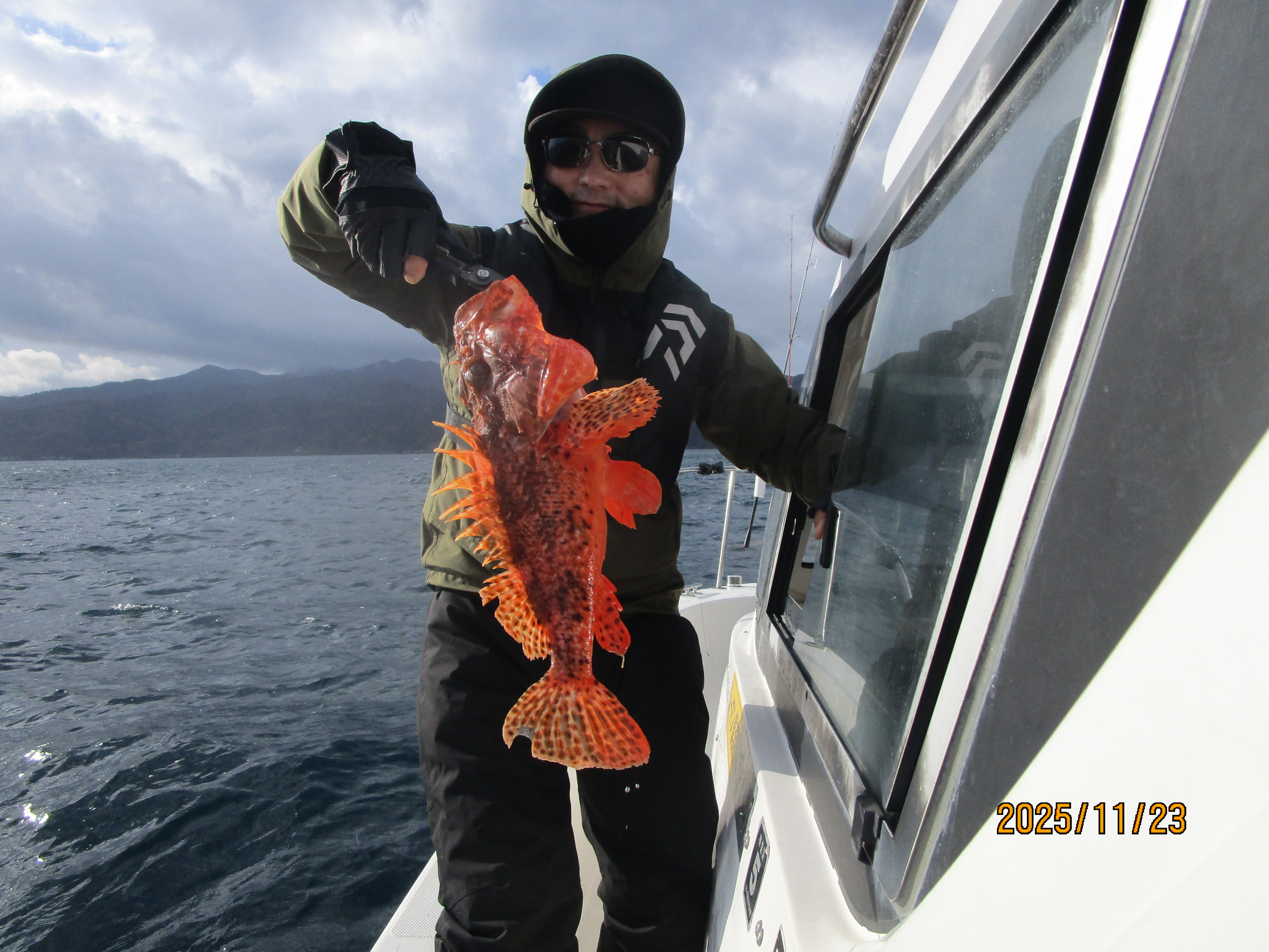 オニカサゴ釣り