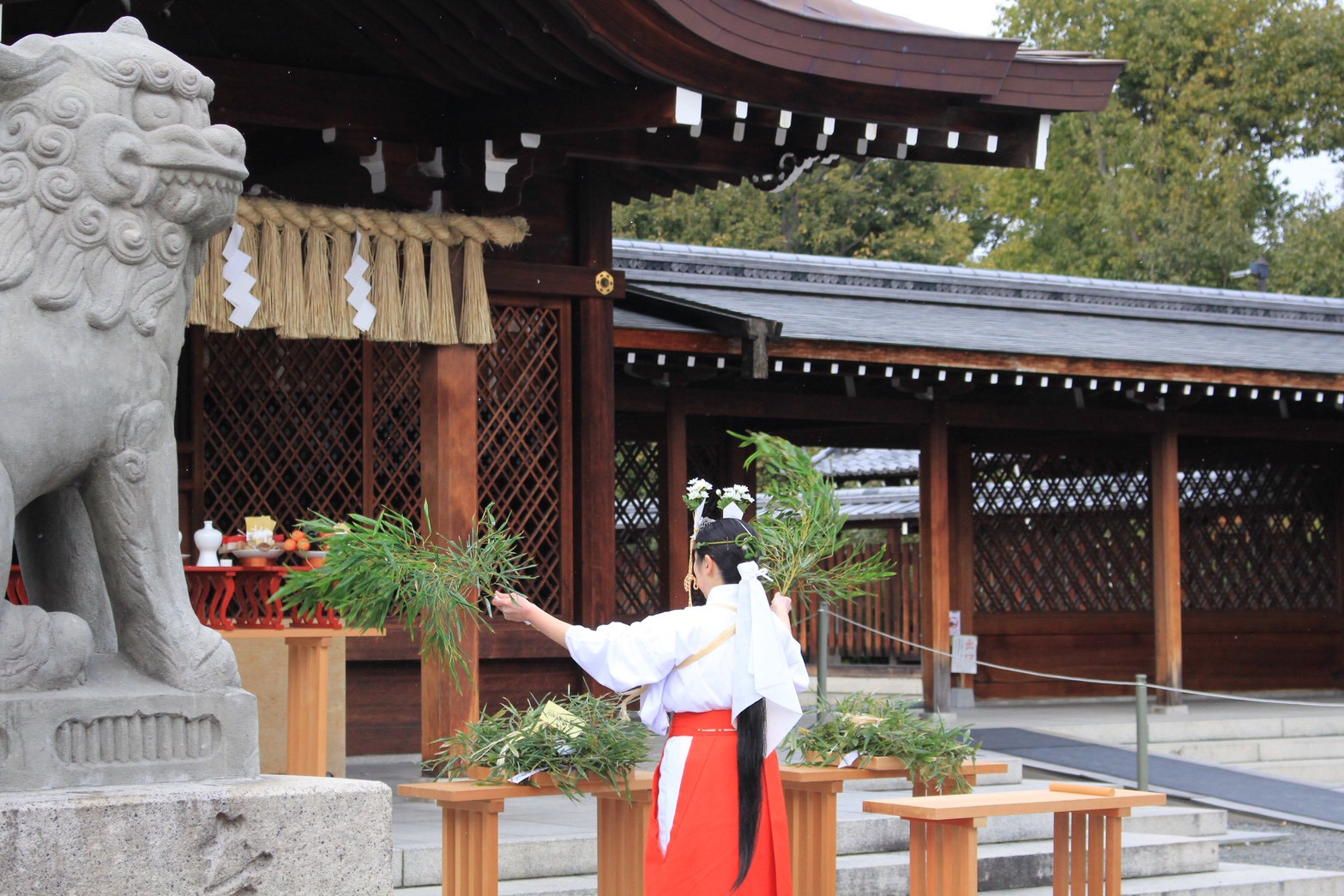 湯立神楽ご奉仕(撮影者KING-BATIHOLI YUKI様)