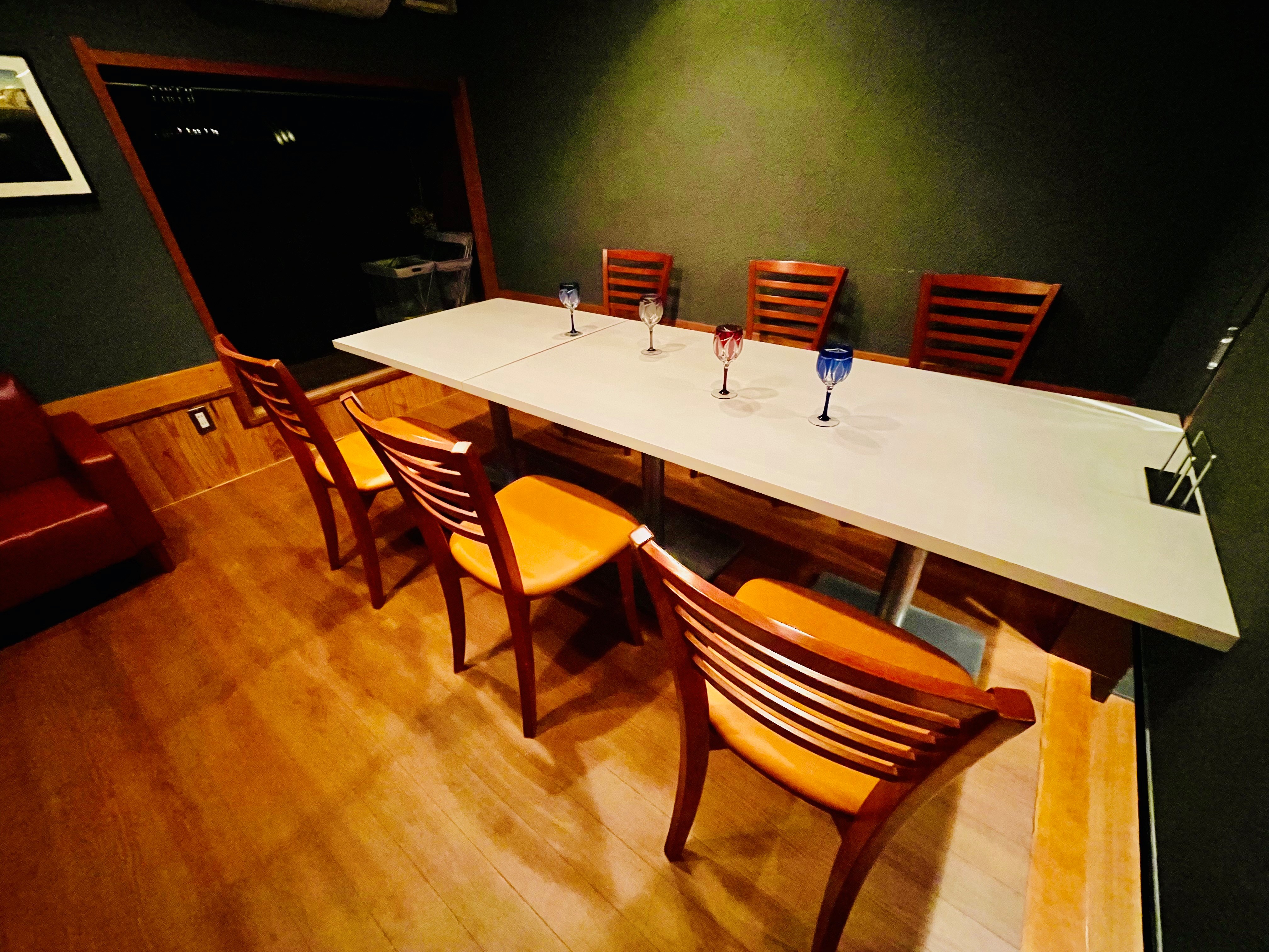 【1日1組限定】テーブル席貸切プラン！