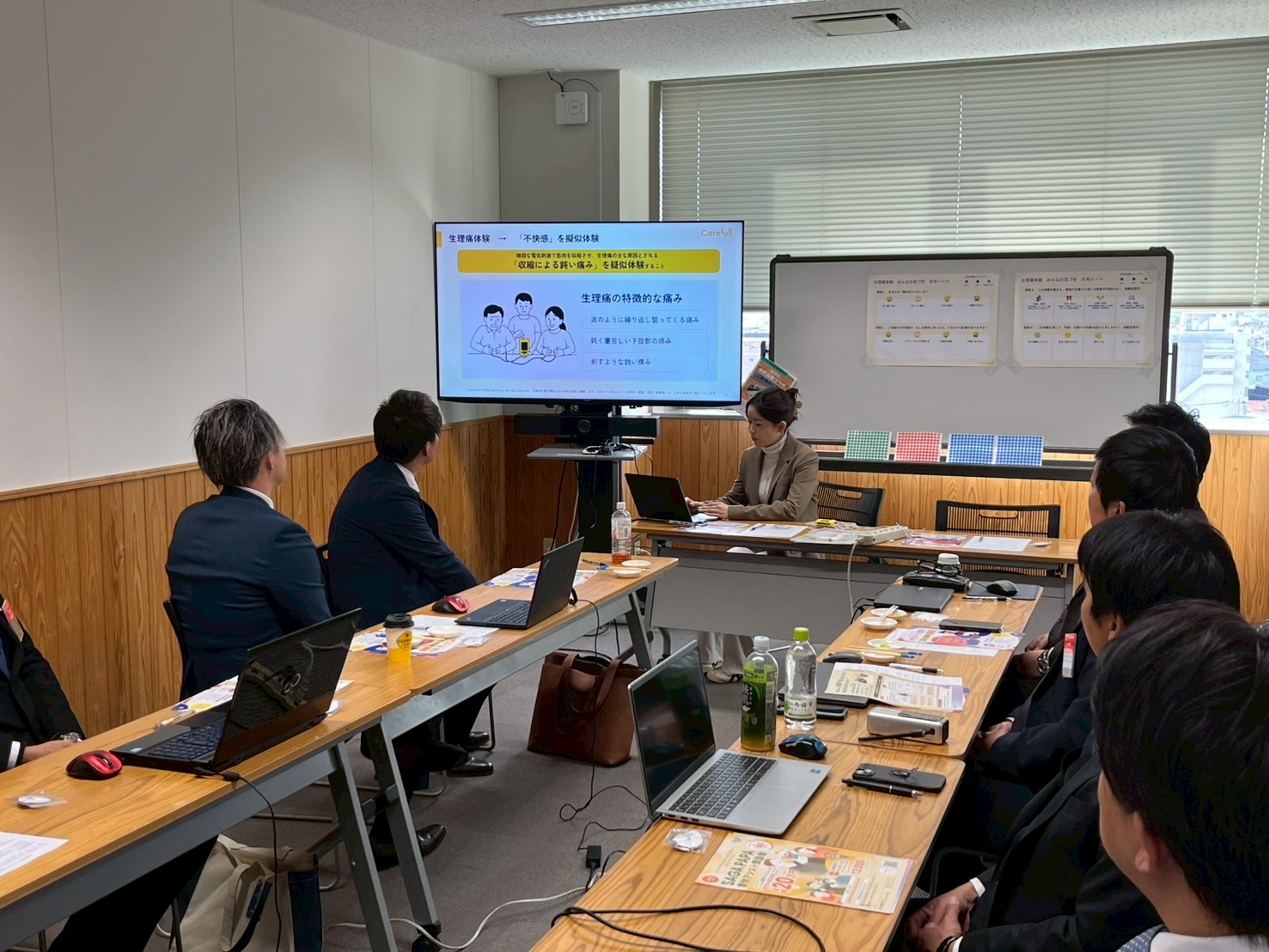 佐賀県商工会青年部連合会で生理痛体験研修を開催しました！