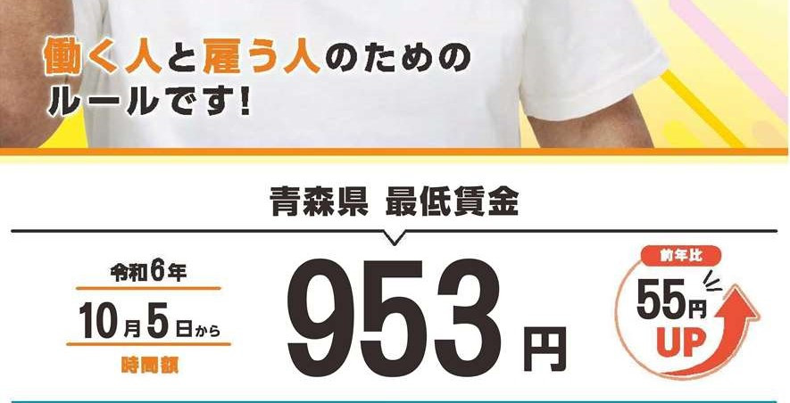 最低賃金が変わります