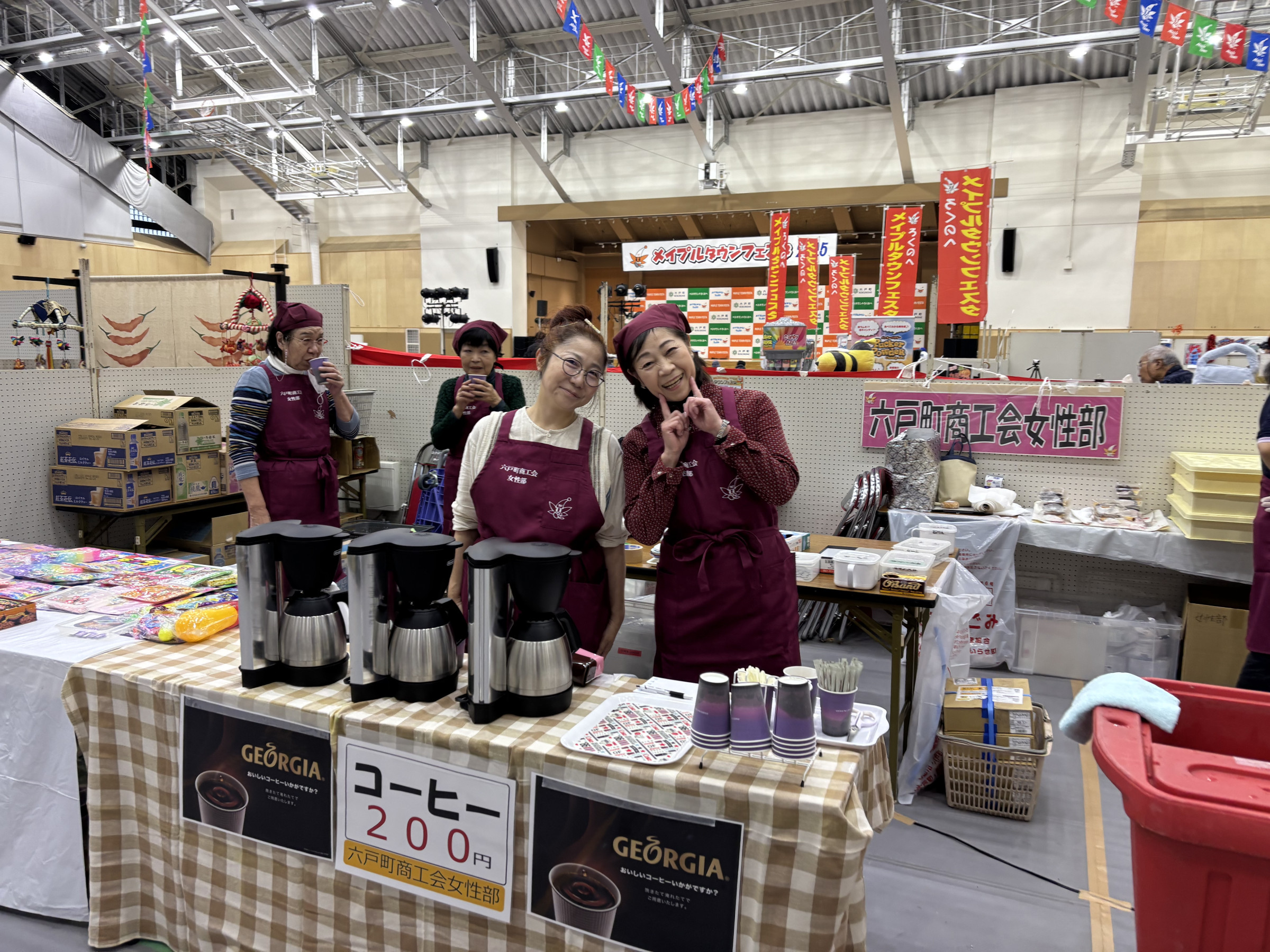 メイプルタウンフェスタ　女性部出店