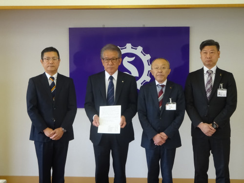 県内就職促進に伴う要請がありました