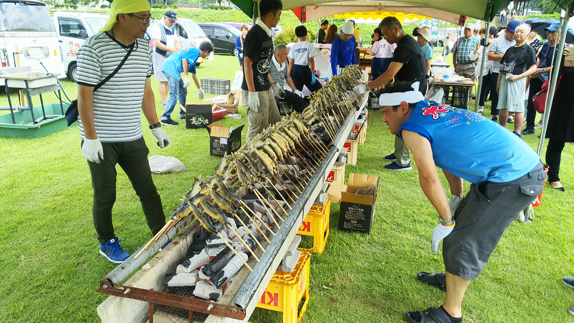 田代の夏と名物”鮎”を楽しむ「大鮎の里ふるさとまつり」秋の足跡も聴こえてきます 