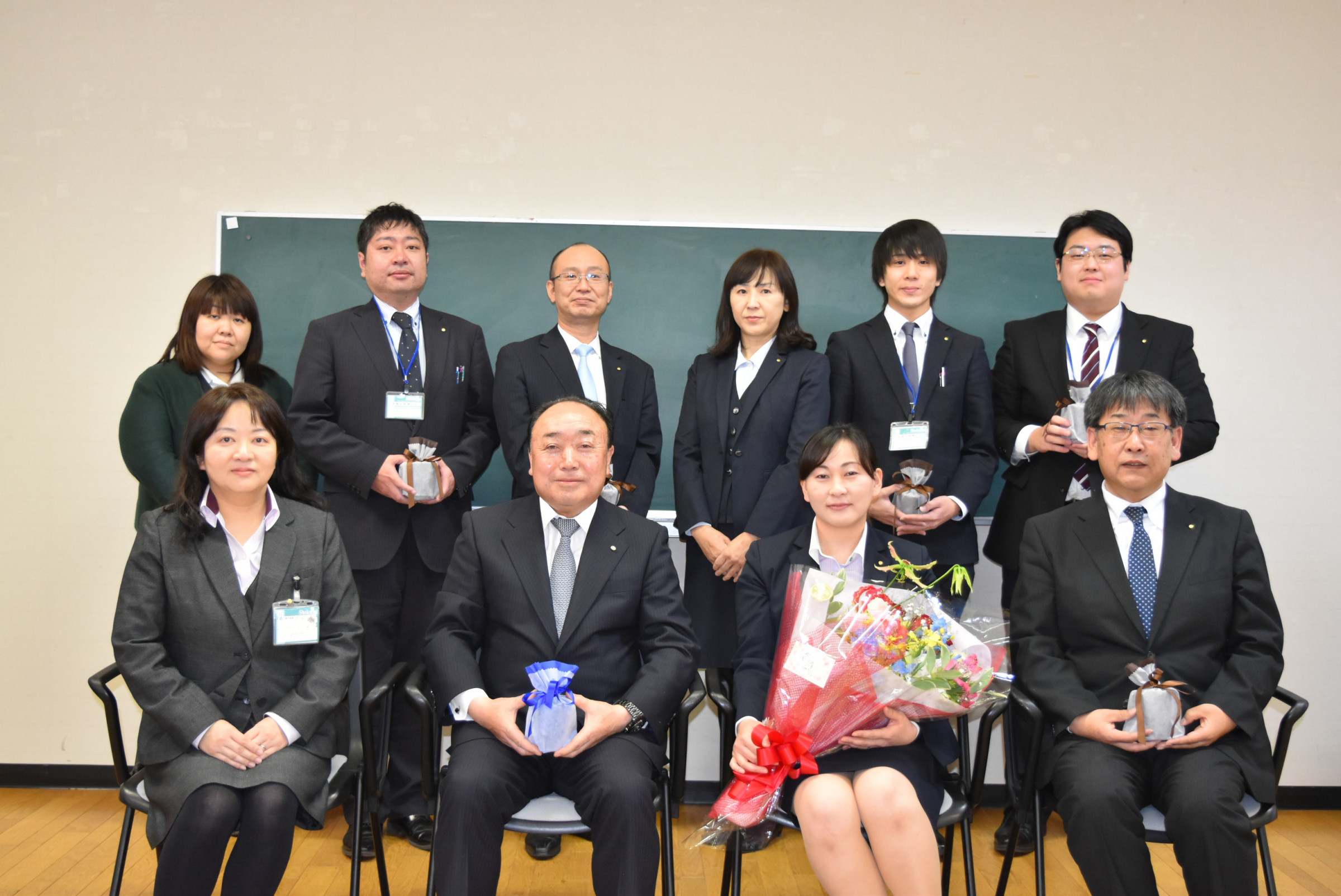 次のステージへの抱負を誓い合いました 2019年度末 辞令交付式 