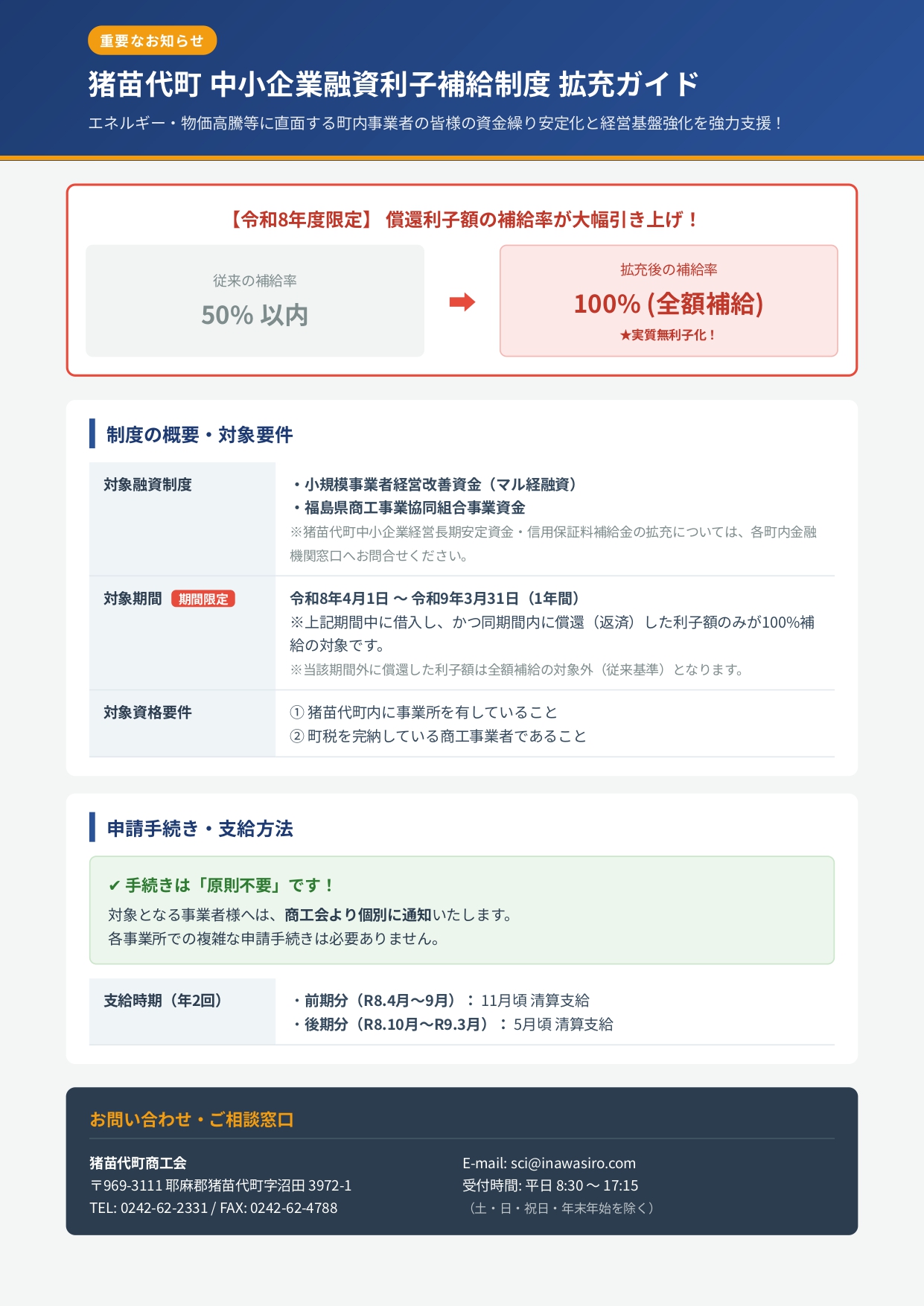 【お知らせ】