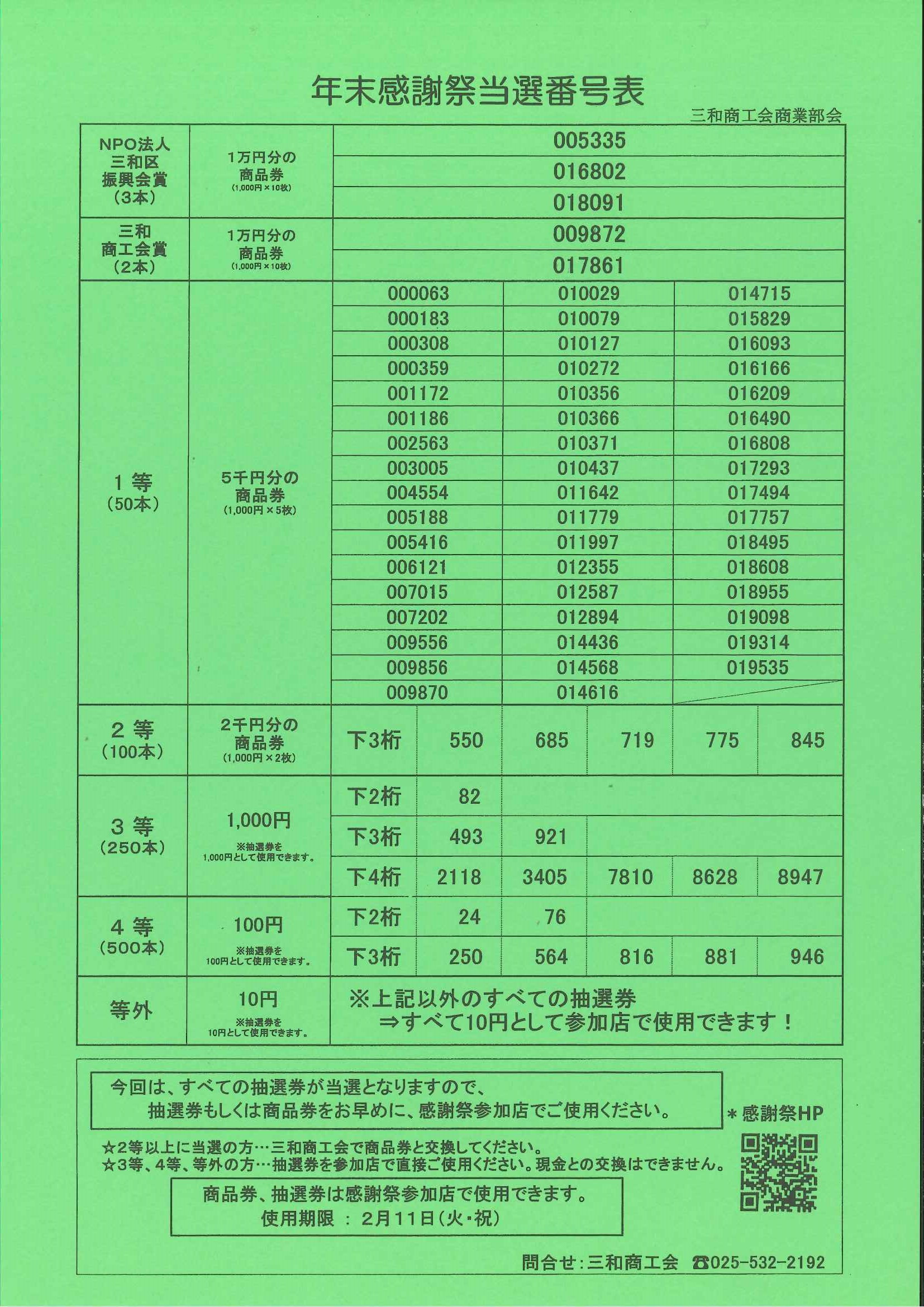 商工会からのお知らせ - 三和商工会