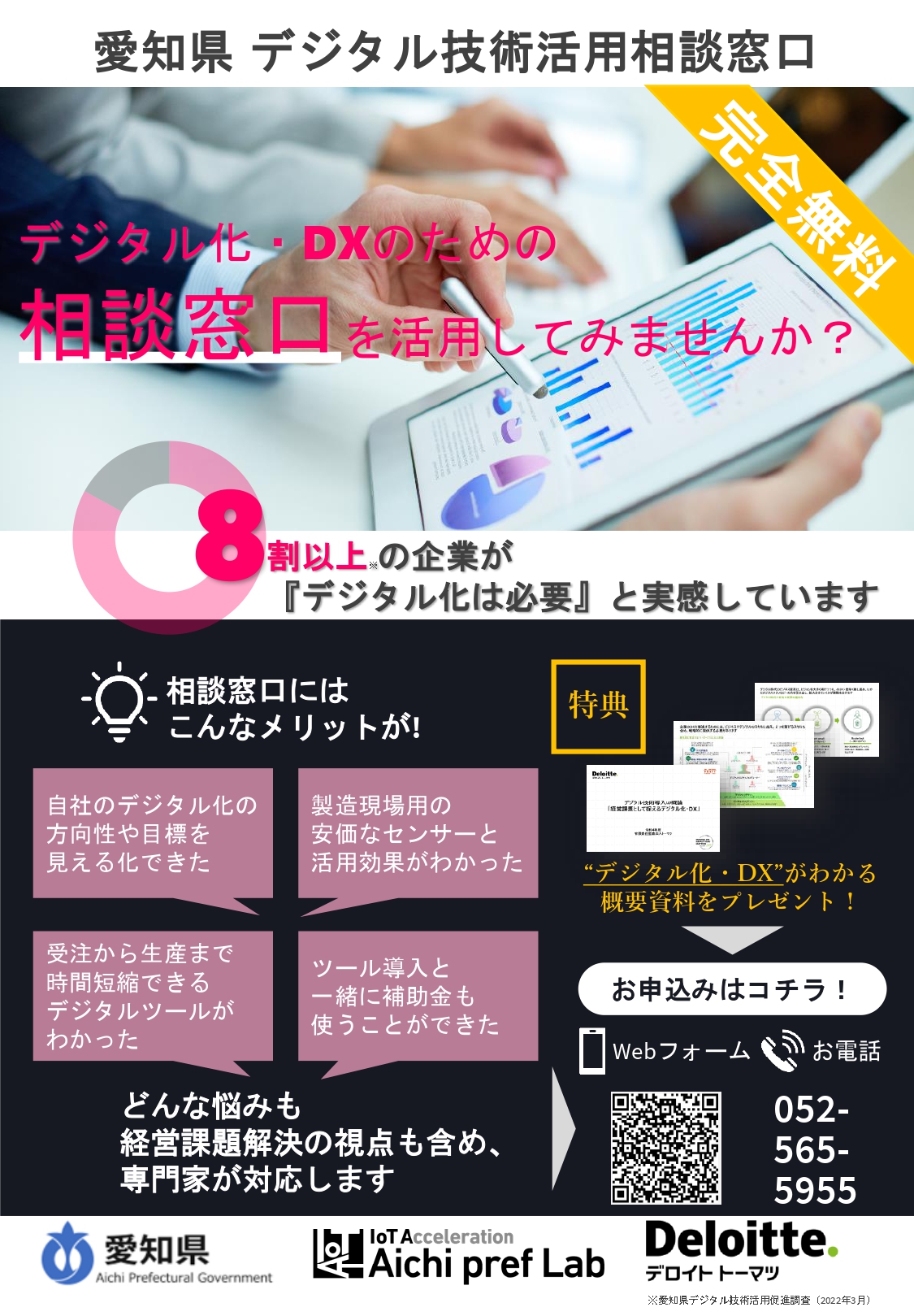 「愛知県デジタル技術活用相談窓口」を開設します