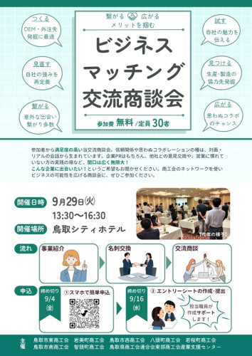 ビジネスマッチング交流商談会のご案内