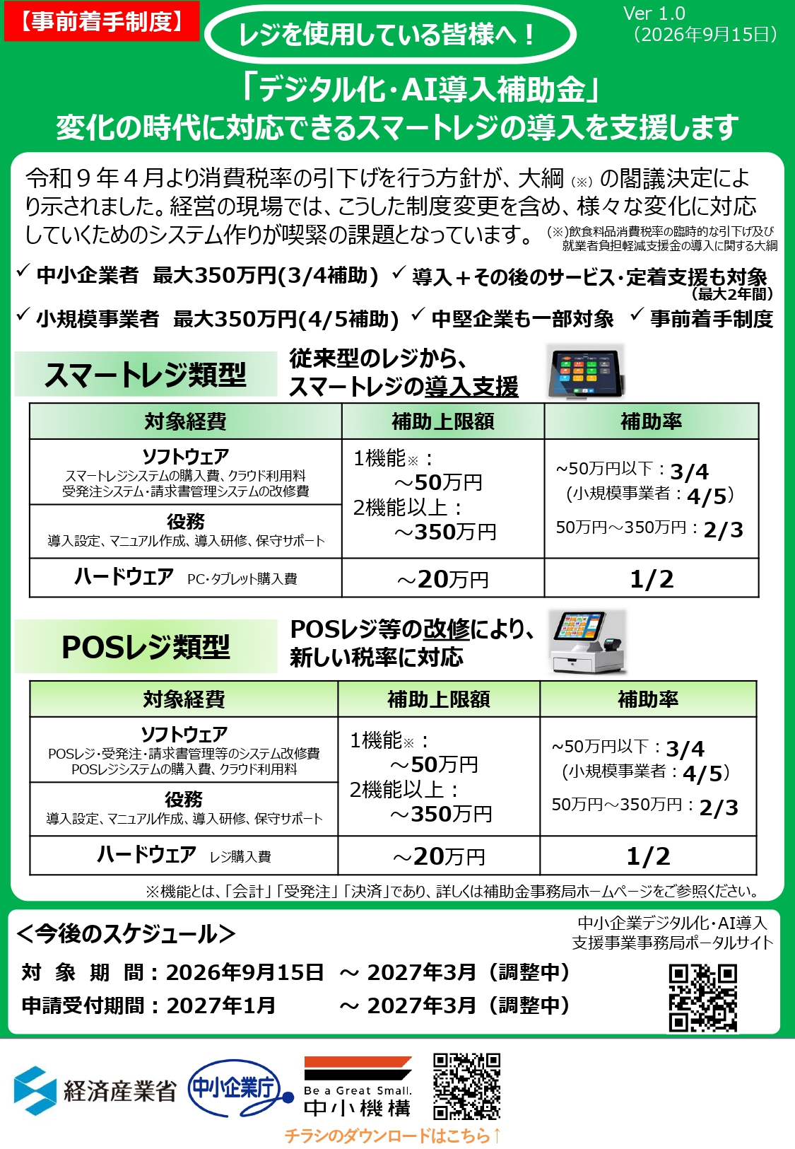 デジタル化・AI導入補助金2026のご案内