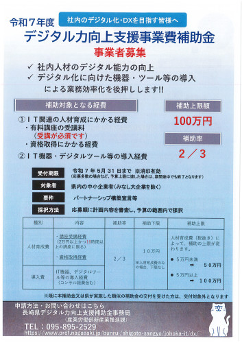 デジタル力向上支援事業費補助金