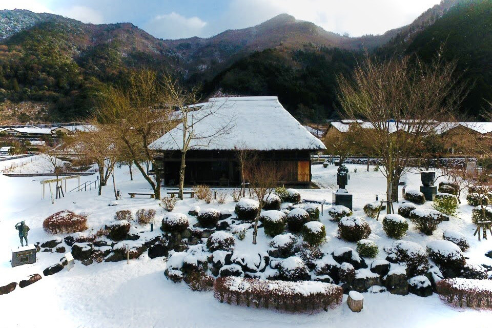 子守唄公園　雪景色