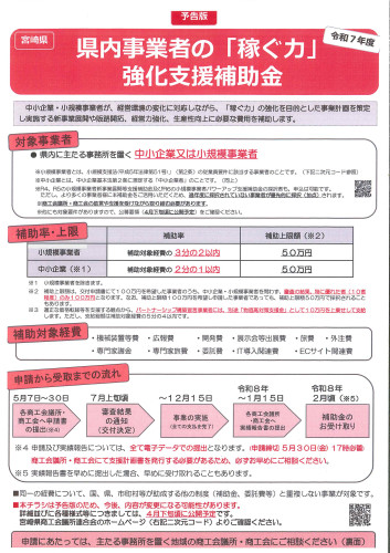 県内事業者の「稼ぐ力」強化支援補助金　案内チラシ（予告版）.jpg