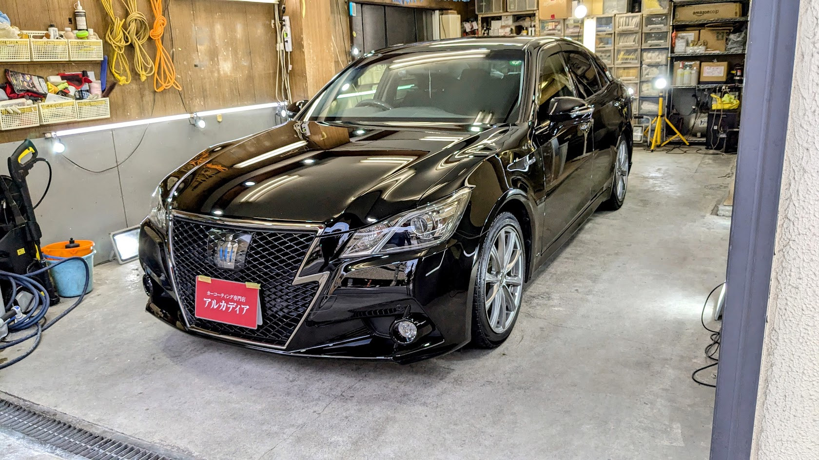 トヨタ・クラウンアスリート(経年車コース)　ガードグレイズ　東京都板橋区からお越しいただきました