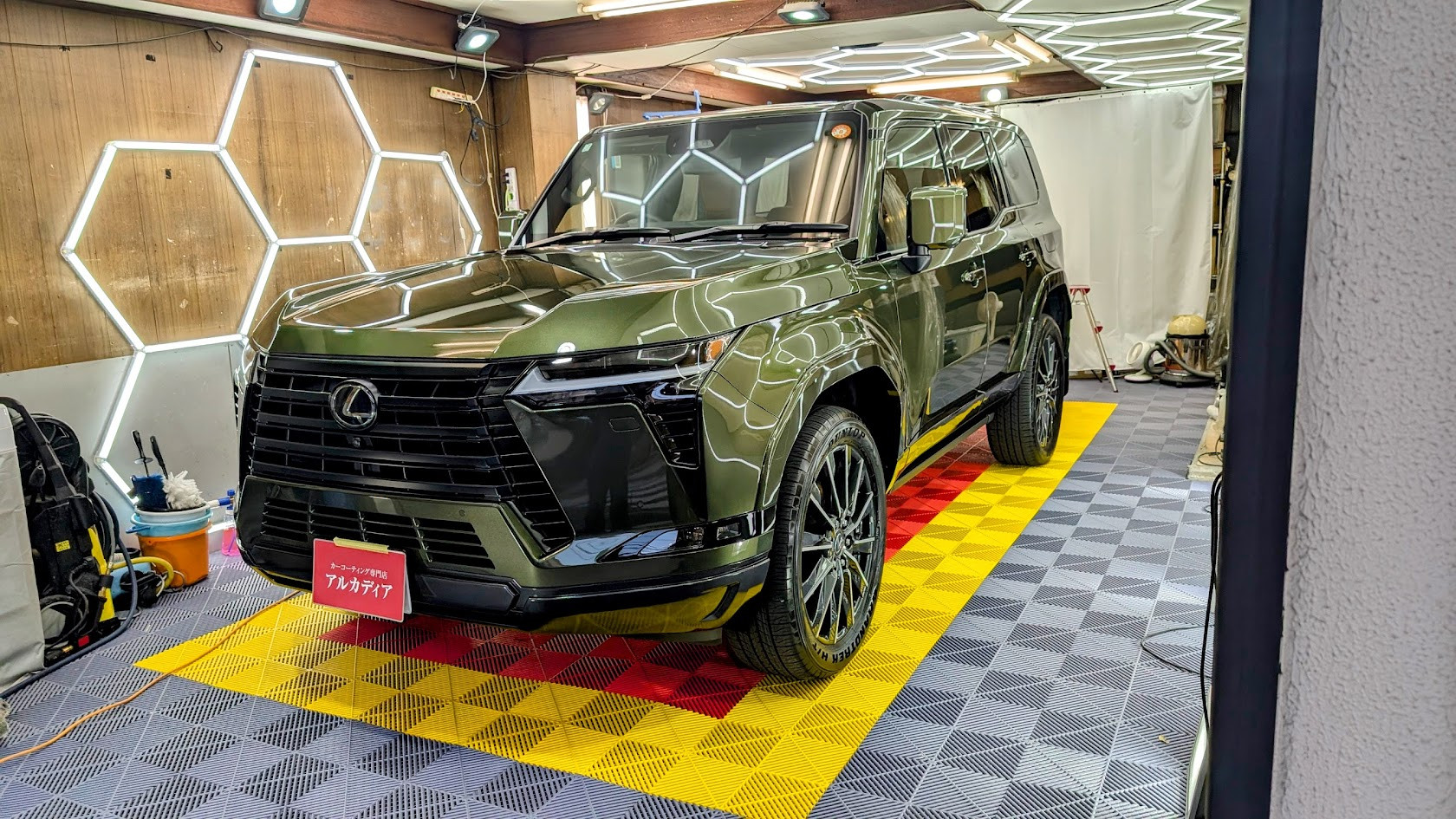 レクサス・GX550(新車コース)　ガードグレイズ、プライムビュー全面　東京都板橋区からお越しいただきました